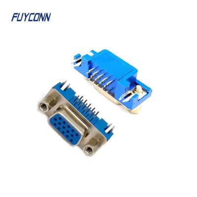 15-Pin-Hochdichte-D-Sub-Anschlüsse Richtigwinkel-PCB-Frauen-HD-DB-Anschluss