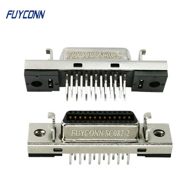 Verbindungsstück-rechtwinklige Art weibliches SCSI-PWB-Verbindungsstück 26 Pin SCSI mit Fixness-Aufhänger