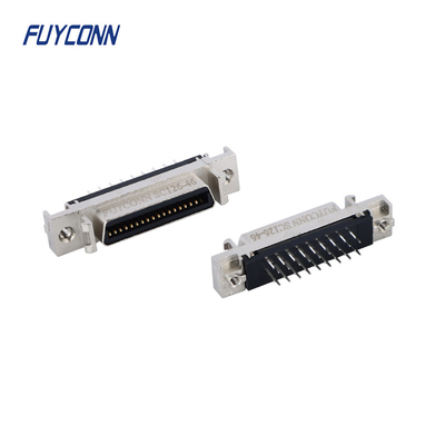 Mini-D-Band-MDR-PCB-Rechte weibliche SCSI-Anschluss 36-Pin mit Zinklegierung