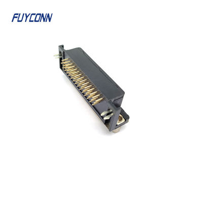 High Density Right Angle PCB D-SUB Connector 15 / 26 / 44 / 62 Pin weiblicher DB-Konnektor