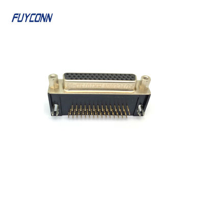 High Density Right Angle PCB D-SUB Connector 15 / 26 / 44 / 62 Pin weiblicher DB-Konnektor