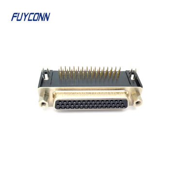 High Density Right Angle PCB D-SUB Connector 15 / 26 / 44 / 62 Pin weiblicher DB-Konnektor