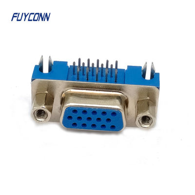 15-Pin-Hochdichte-D-Sub-Anschlüsse Richtigwinkel-PCB-Frauen-HD-DB-Anschluss