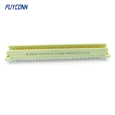 DIN41612 2 Reihen Steckverbinder 64pin 2*32P Männlicher Press-Stickverbinder W/ Harpun