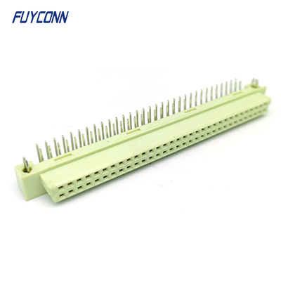 Verwinkelter DIN41612 weiblicher Stecker 2 Reihen 64Pin 264 DIN 41612 PCB Stecker