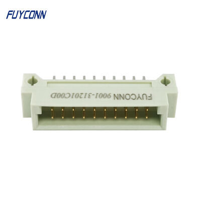 Ersetzen Harting P/N 09 24 120 6921 DIN-Signal 3B020MS-3, DIN-Signal Typ 3B Männlicher Lötwinkel mit 20 Polen