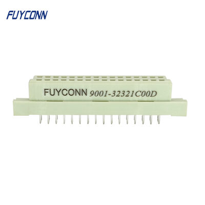 Replace Harting P/N 09 22 232 6824 DIN 41612 2B032FS-2, DIN Signal Type 2B Female Solder Straight 32-Pole