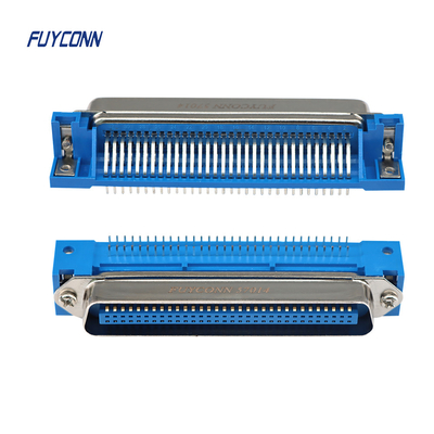 Pin Mini Centronics Connector Male PWB BAD Sockel-64 rechtwinklig