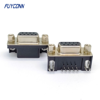 Verbindungsstück 9pin DSUB rechtwinklige Buchse PWBs D-SUB (8.08mm)