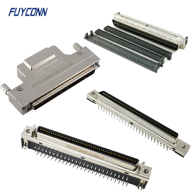 100pin SCSI MDR-Anschluss-PCB-Lötkugel IDC-Kremme 1,27 mm