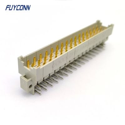 5.08mm Leistung DIN 41612 Anschlüsse PCB Winkel männlich 3 * 16pin 48pin