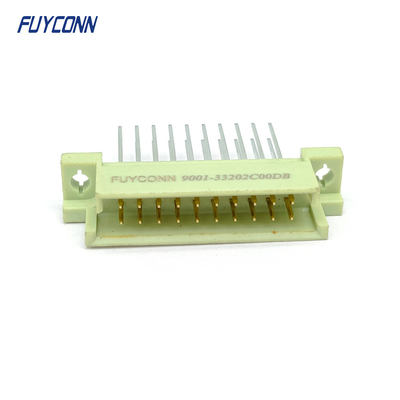 13mm Männlich DIN41612 Stecker 2 Reihen 20Pin vertikale Endgeräte Eurocard Stecker