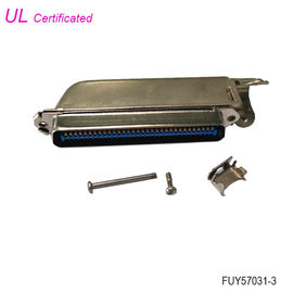 5770640 Lötmittel-männliches Verbindungsstück Pin Centronics Connectors 32pairs des Verbindungsstück-64 mit Abdeckung 70640