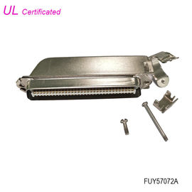 32 Paare 64 Kräuselungsverbindungsstück Pin Centronics Connector Males IDC mit dem 45-Grad-Metallgehäuse