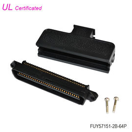 Verbindungsstück TYCO 180 des Grad-64Pin RJ21 Centronic Mann IDC mit Plastikabdeckung