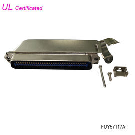 Amphenol-Mann 64 Pin Centronics Connector 32 Paare Kräuselungsverbindungsstück IDC mit Metallhaube