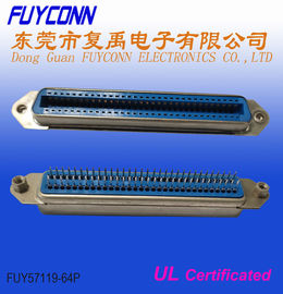 Gerade 64 Pin Centronics Connector 32pairs weibliche Art PWBs mit Nüssen für PWB-Brett