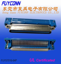 Phosphor-Bronze Centronic männliches rechtwinkliges PWB 64 Pin Connector