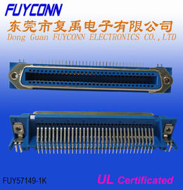 Champion DDK weibliche 64 Pin Centronics Connector rechtwinklige 2.16mm Neigung PWBs