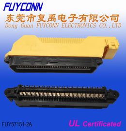 64 Plastik-Hood Male IDC Crmping Verbindungsstück Pin Centronics Connector Right Angles