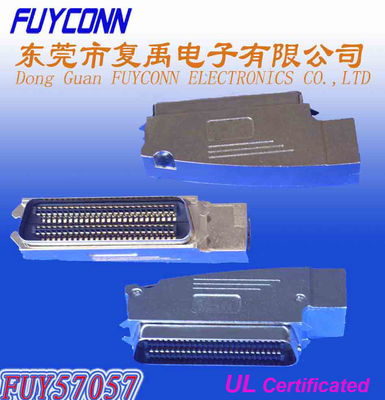 957 100 Pin Centronics Connector With Side Kabeleinführungs-Zink-Abdeckung
