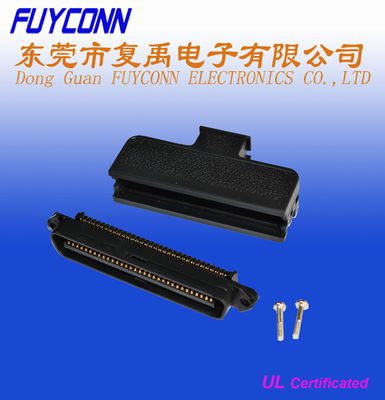 Verbindungsstück TYCO 50 Stift- oder 64 Pin RJ21 Stempel Centronic-Championsidc mit einer 180 Grad-Plastikabdeckung