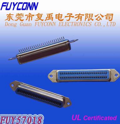 50 Pin Centronic gerade Buchse PWBs bestätigte Neigung ULs 2.16mm