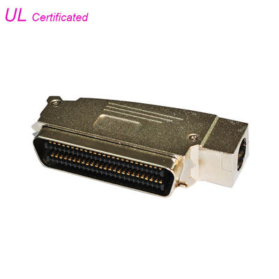 Amphenol 957 100 männliches Verbindungsstück Pin Plugs IDC mit Seitenkabeleinführungs-Zink-Abdeckung