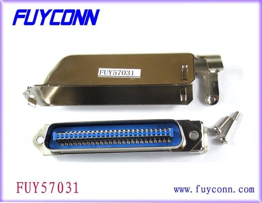 50 Pin Male Centronic Solder Pin Verbindungsstück mit 90 Grad-Metallhaube