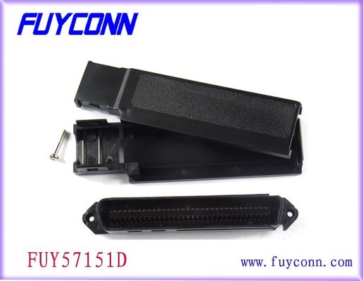 Schwarzes 64 männliches Champions-Verbindungsstück Pin Centronic IDC mit PPO-Isolator-Material