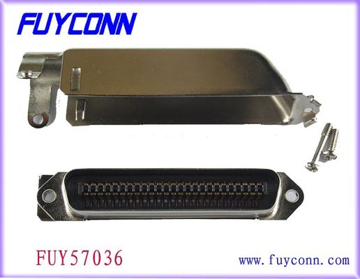 2.16mm Neigung Amphenol 50 männliches IDC Champions-Verbindungsstück Pin mit Schrauben-Verschlüssen