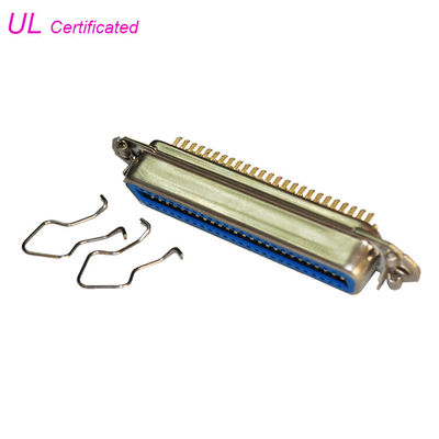50 36 24 14 Pin Centronic Solder Female Connector mit Frühlings-Klinken bescheinigten UL