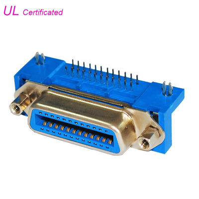 PBT 36 Pin-Centronics-Verbindungsstück mit PWB-Recht-Engels-Buchse