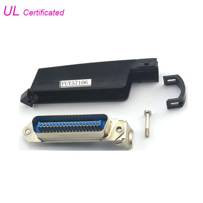 90 Pin Centronics Solder Connector With-Plastikabdeckung des Grad-Stempel-36
