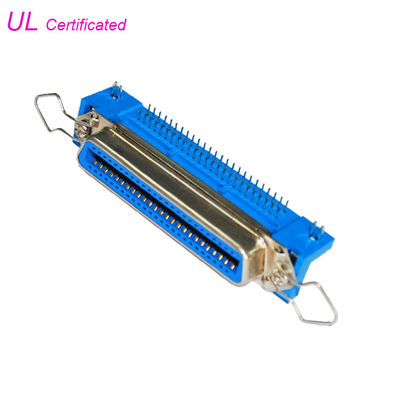 Centronic 50 Pin bestätigte VORMONTIERTE PWB-Buchse mit Kautions-Clip und Brettverschluß UL