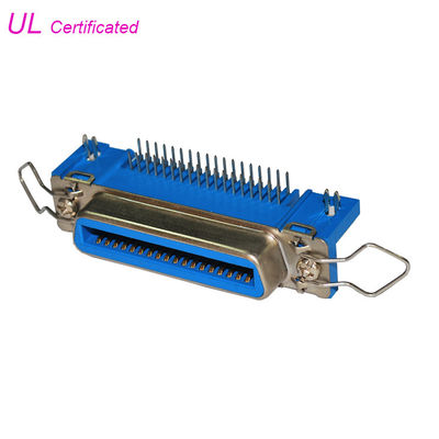 Pin Connector 50pin 24pin 14pin des Champions-Centronics-36 rechtwinkliges Verbindungsstück PWBs mit Frühlings-Klinke
