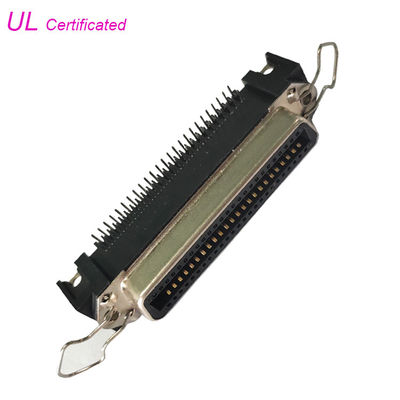 50 Pin Centronic Right Angle weiblicher Drucker Connector PWBs mit Kautions-Clip