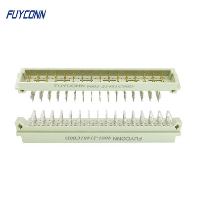 Neigung 48 Pin Euro Connector LÄRM 41612 Verbindungsstück PWB-Mann5.08mm