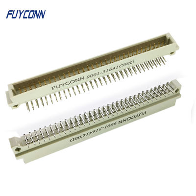 2.54mm 2 rechtwinkliges 2*32P 64 Pin Male 41612 Euro-Verbindungsstück Reihen PWBs