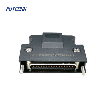 50 Pin Servo Connector Male Mini Lötmittel-Art Servo-SCSI-Kabel-Verbindungsstück mit Abdeckung