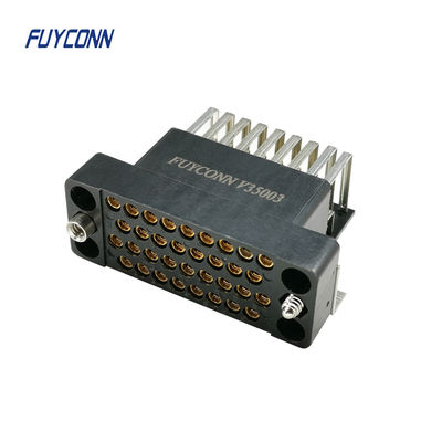 V.35 Buchse 34pin rechtwinkliges PWB-Verbindungsstück für Router mit Brettverschluß