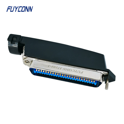 Plastik-Hood Solder Cup Centronics 50 Pin Connector With L Form-Abdeckung
