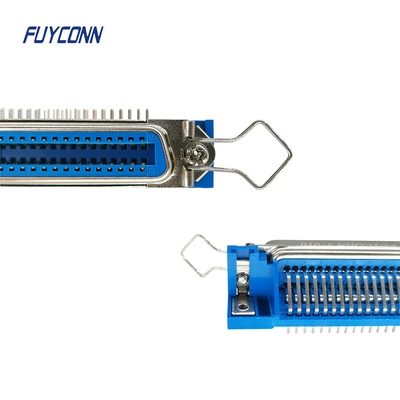 Rechtwinklige Centronics-36 Pin Connector 2.16mm Neigung PWBs mit Kautions-Verschluss